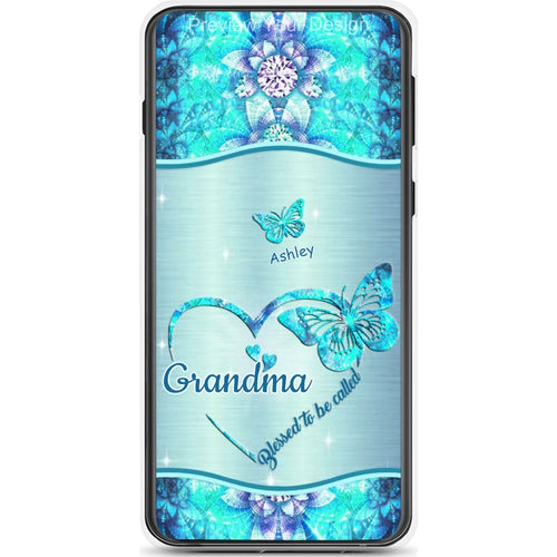Butterflies Blessed to be called Nana Mimi Gigi Grandma Personalized Phone Case SC1762-21