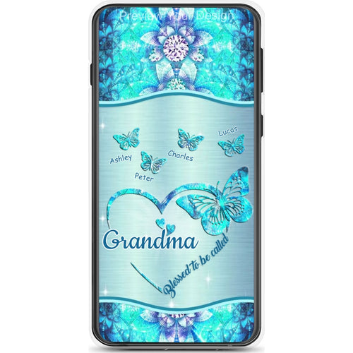 Butterflies Blessed to be called Nana Mimi Gigi Grandma Personalized Phone Case SC1762-21