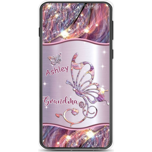 Butterflies Grandma Nana Mimi Mom Personalized Phone Case SC22653