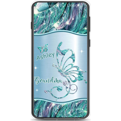 Butterflies Grandma Nana Mimi Mom Personalized Phone Case