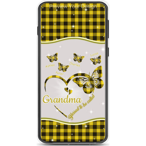 Butterflies Blessed to be called Nana Mimi Gigi Grandma Personalized Phone Case SC1762-36