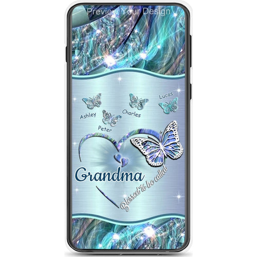 Butterflies Blessed to be called Nana Mimi Gigi Grandma Personalized Phone Case SC1762-01
