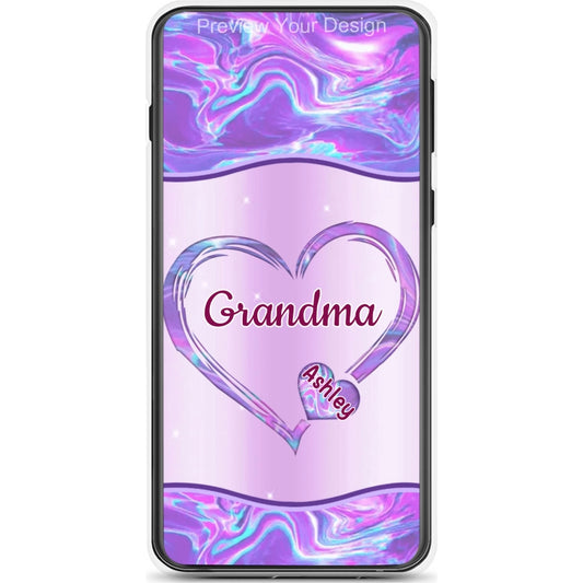 Hearts Grandma Nana Mimi Gigi Personalized Phone case SC50511B37