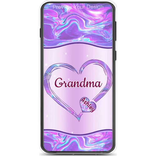 Hearts Grandma Nana Mimi Gigi Personalized Phone case SC50511B37