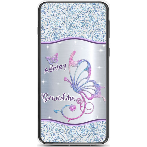 Butterflies Grandma Nana Mimi Mom Personalized Phone Case