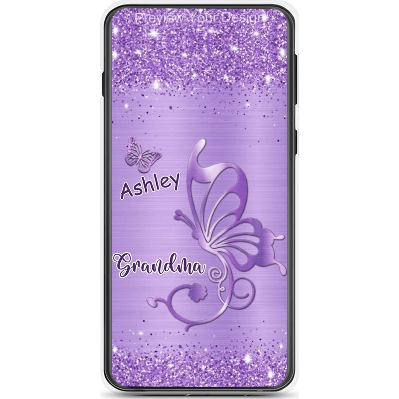 Butterflies Grandma Nana Mimi Mom Personalized Phone Case SC226528