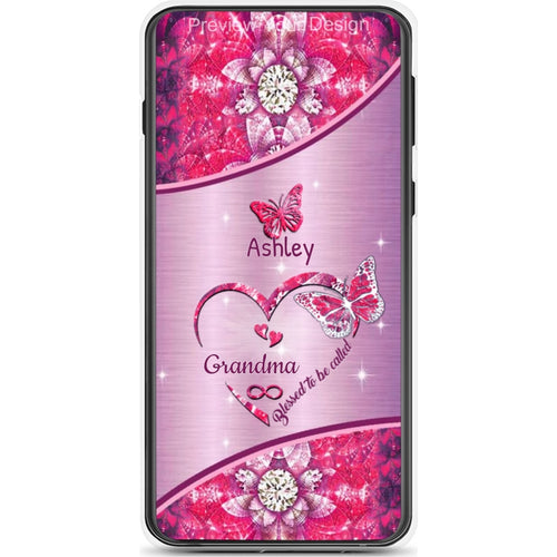 Butterfly Blessed To Be Called Mom Grandma Nana Mimi Gigi Auntie Personalized Phone Case SC261244017