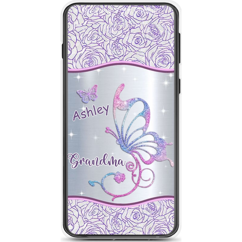 Butterflies Grandma Nana Mimi Mom Personalized Phone Case SC226514