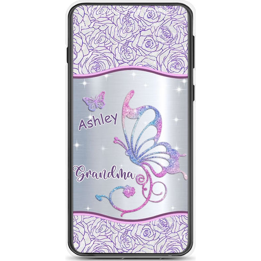 Butterflies Grandma Nana Mimi Mom Personalized Phone Case SC226514