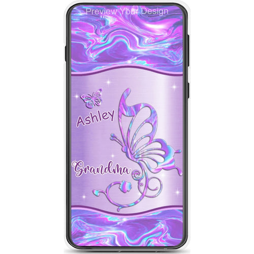 Butterflies Grandma Nana Mimi Mom Personalized Phone Case SC226536