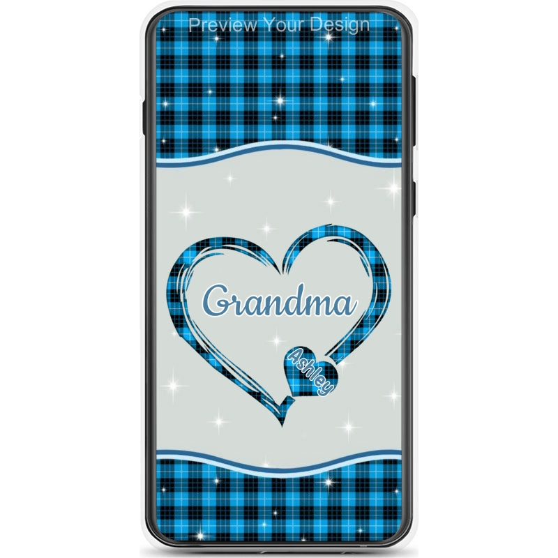 Hearts Grandma Nana Mimi Gigi Personalized Tough Case SC7054TC33