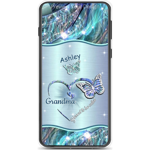 Butterflies Blessed to be called Nana Mimi Gigi Grandma Personalized Phone case SC1762B16