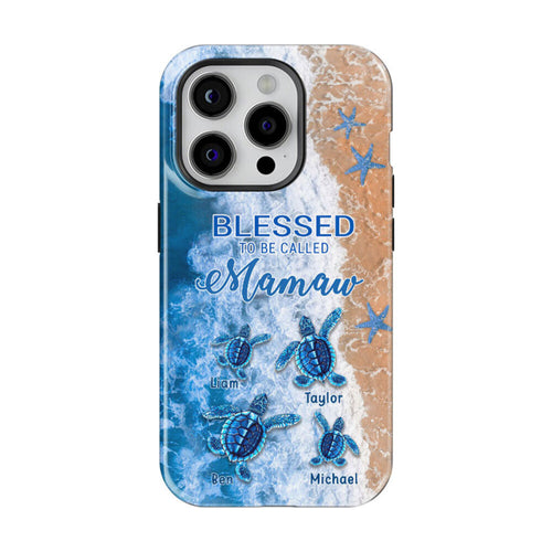 Turtle Happiness is Being Grandma Mommy Auntie Personalized Tough Case SC5272TC01