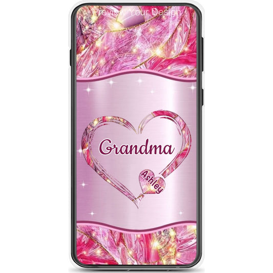 Hearts Grandma Nana Mimi Gigi Personalized Tough Case SC7054TC05