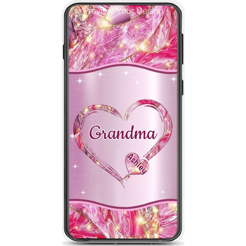 Hearts Grandma Nana Mimi Gigi Personalized Tough Case SC7054TC05