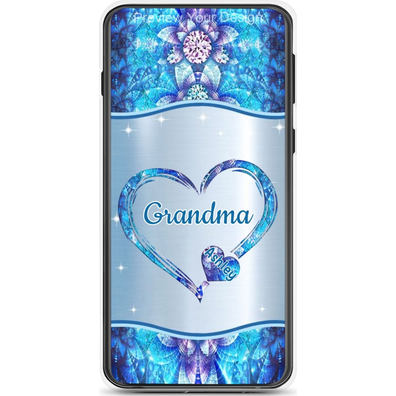 Hearts Grandma Nana Mimi Gigi Personalized Tough Case SC7054TC19