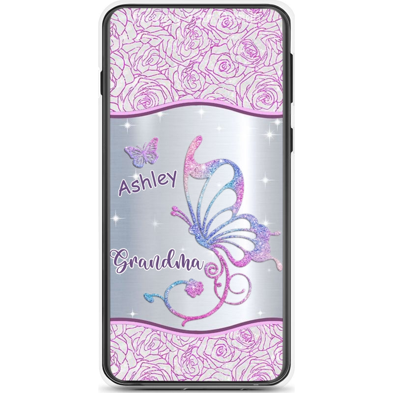 Butterflies Grandma Nana Mimi Mom Personalized Phone Case SC226513