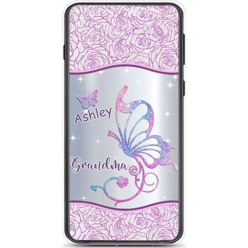 Butterflies Grandma Nana Mimi Mom Personalized Phone Case