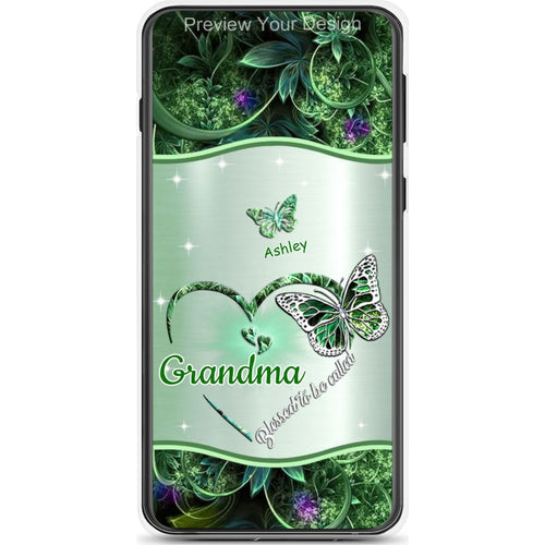 Butterflies Blessed to be called Nana Mimi Gigi Grandma Personalized Phone Case SC1762-04