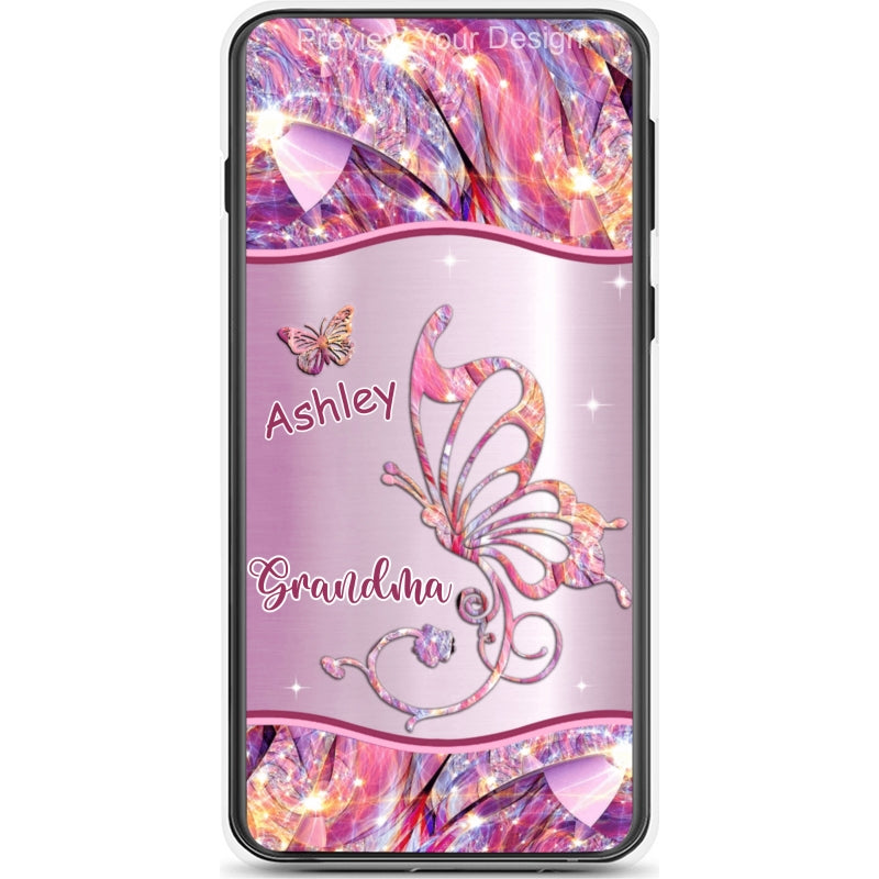 Butterflies Grandma Nana Mimi Mom Personalized Phone Case SC226526