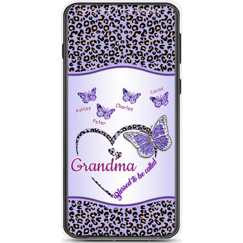 Butterflies Blessed to be called Nana Mimi Gigi Grandma Personalized Phone Case SC1762-30