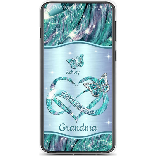 Butterfly Blessed To be called Grandma Nana Mimi Mommy Personalized Phone Case