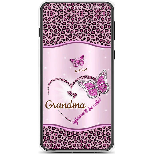 Butterflies Blessed to be called Nana Mimi Gigi Grandma Personalized Phone Case SC1762-28