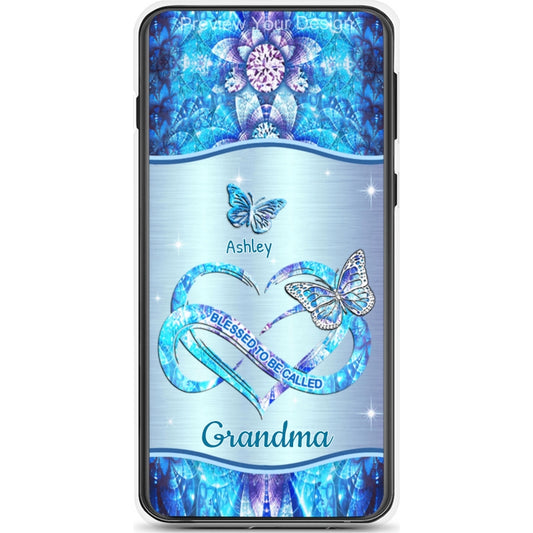Butterfly Blessed To be called Grandma Nana Mimi Mommy Personalized Phone Case