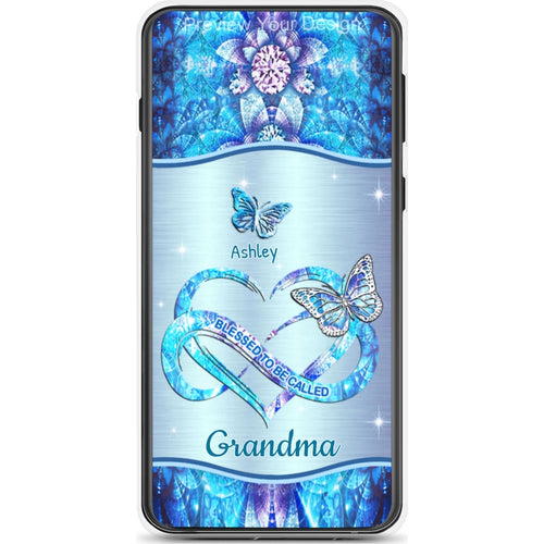 Butterfly Blessed To be called Grandma Nana Mimi Mommy Personalized Phone Case