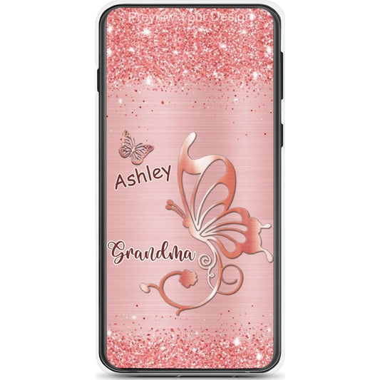 Butterflies Grandma Nana Mimi Mom Personalized Phone Case SC226535