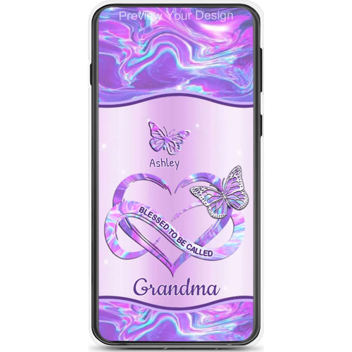 Butterfly Blessed To be called Grandma Nana Mimi Mommy Personalized Phone Case