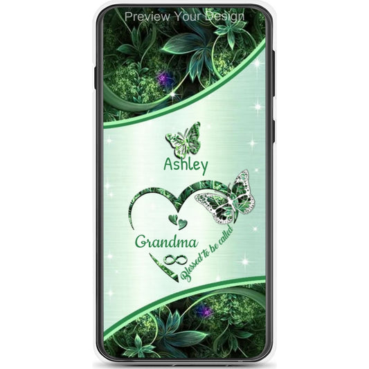Butterfly Blessed To Be Called Mom Grandma Nana Mimi Gigi Auntie Personalized Phone Case SC261244012