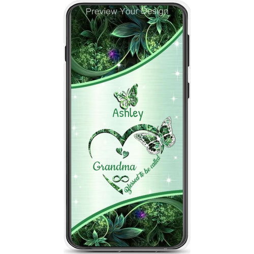 Butterfly Blessed To Be Called Mom Grandma Nana Mimi Gigi Auntie Personalized Phone Case SC261244012