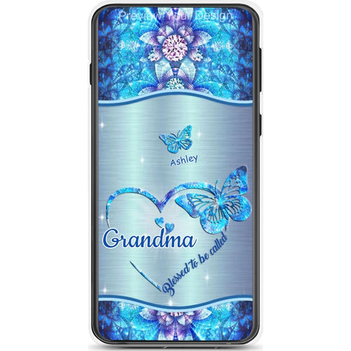 Butterflies Blessed to be called Nana Mimi Gigi Grandma Personalized Phone Case SC1762-20