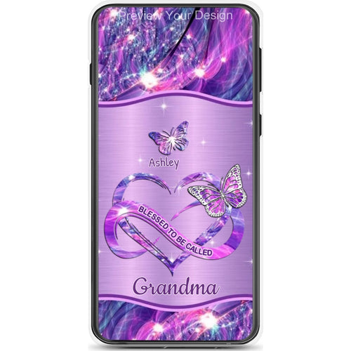 Butterfly Blessed To be called Grandma Nana Mimi Mommy Personalized Phone Case