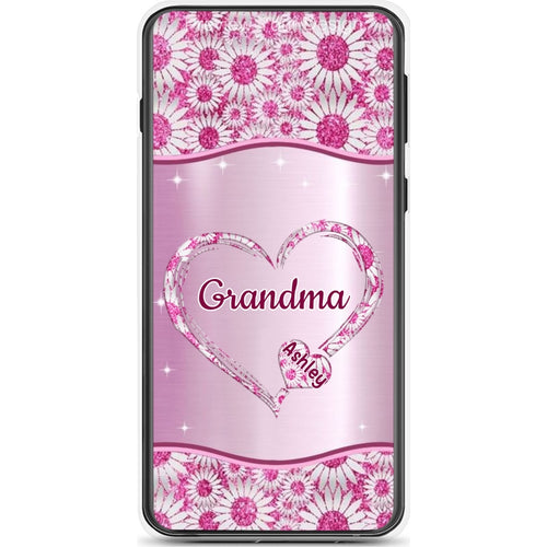 Hearts Grandma Nana Mimi Gigi Personalized Tough Case SC7054TC16