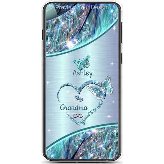 Butterfly Blessed To Be Called Mom Grandma Nana Mimi Gigi Auntie Personalized Phone Case SC261244003