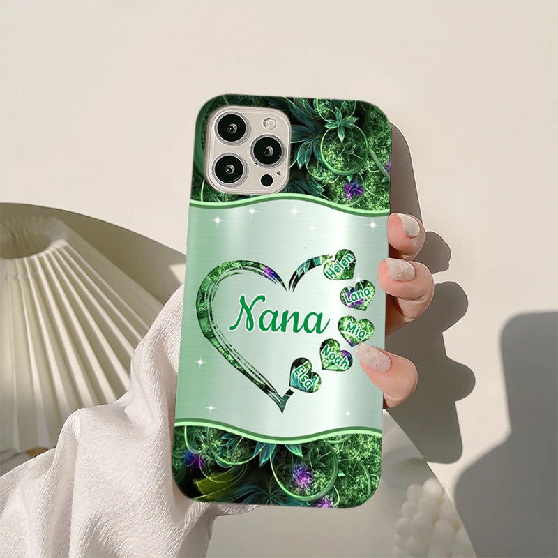Hearts Grandma Nana Mimi Gigi Personalized Phone case SC7054