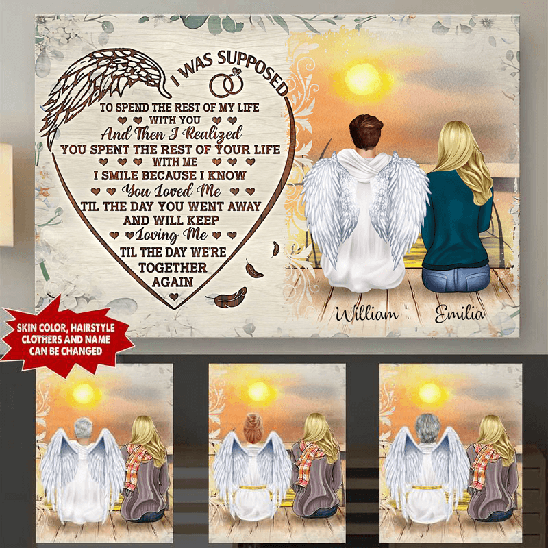 PERSONALIZED "Spend The Rest Of My Life" PREMIUM CANVAS HP15CT3 PREMIUM CANVAS Dreamship 