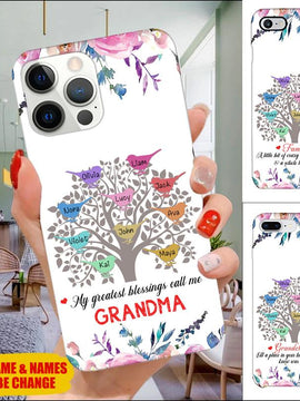 Family A Whole Of LOVE Grandma,Mommy, Nana, Auntie Personalized Phone Case