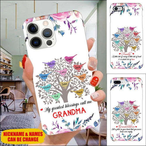 Family A Whole Of LOVE Grandma,Mommy, Nana, Auntie Personalized Phone Case Phone case FUEL 