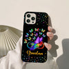 Colorful Butterfly Grandma with Grandkids Personalized Phone case SC5241