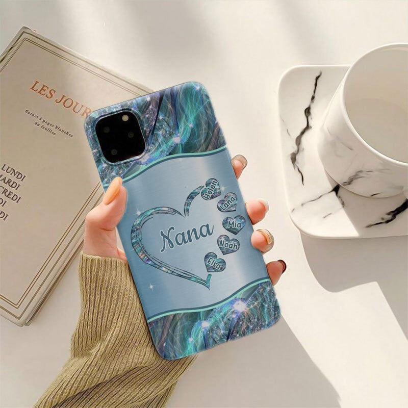 Hearts Grandma Nana Mimi Gigi Personalized Phone case SC7054