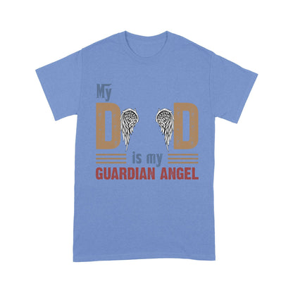 Customized My Dad Is My Guardian Angel T-Shirt PM05JUN21CT2 Dreamship S Carolina Blue 