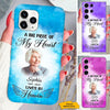 A Big Piece Of My Heart Lives In Heaven Memorial Photo Upload Personalized Phone Case SC293233