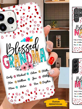 Blessed Grandma Nana Mimi Mommy Personalized Phone Case SC281214