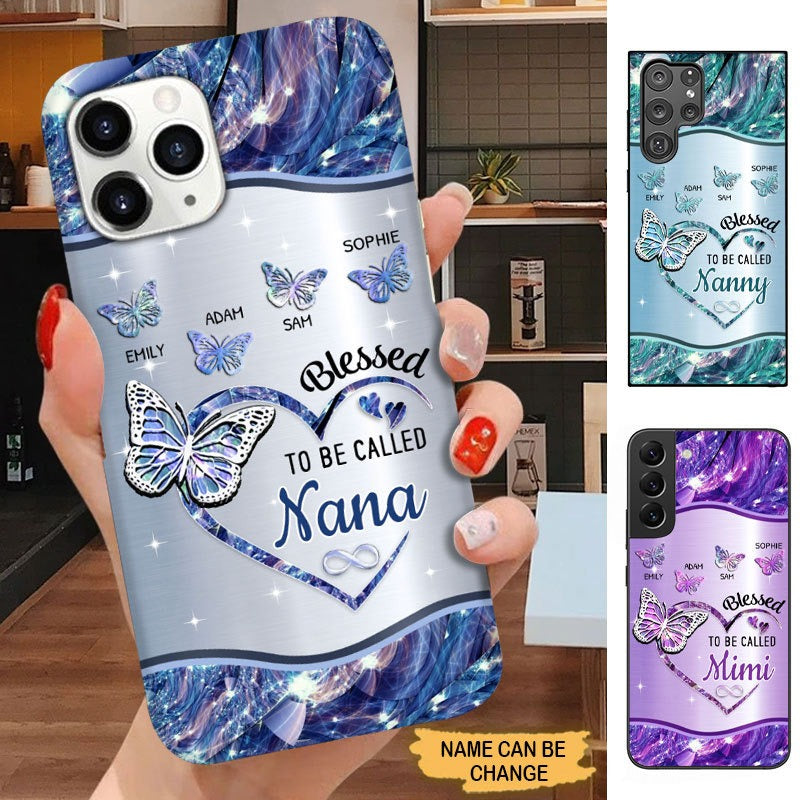 Blessed to be called Grandma Nana Nanny Mimi Personalized Phone case SC2267 Phone case FUEL 