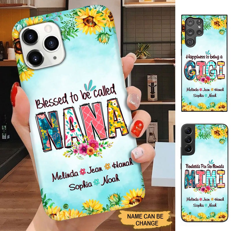 Blessed to be called Nana Mimi Gigi Grandma Personalized Phone case Phone case FUEL 