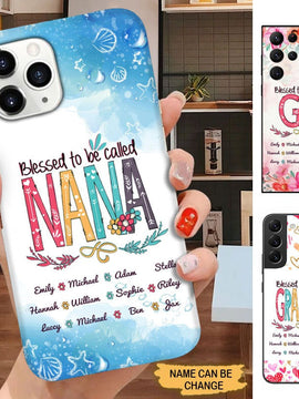 Blessed to be called Nana Mommy Auntie Personalized Phone case SC0420