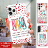 Blessed to be called Nana Mommy, Nana, Grandma, Auntie Personalized Phone Case 24hl100 SC7153 Phone case FUEL 